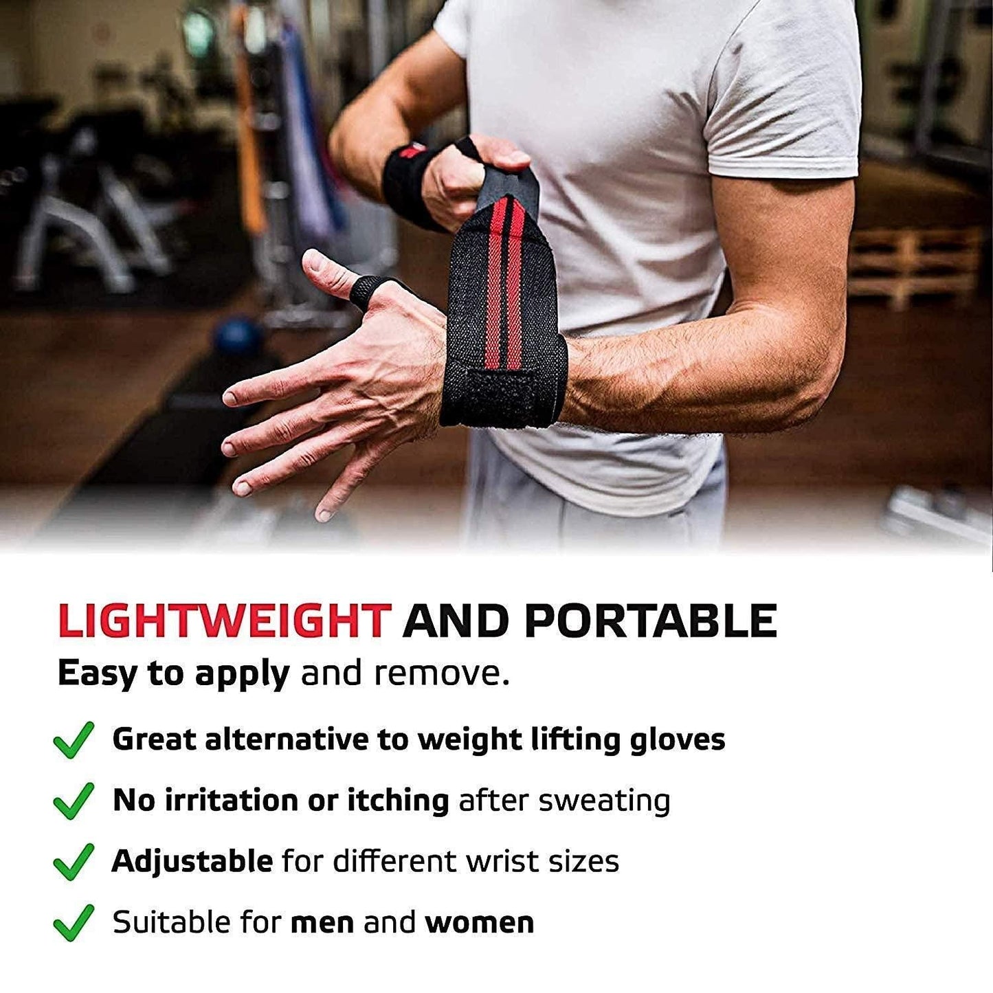 Wrist Band Loop For Gym (Pack of 1)